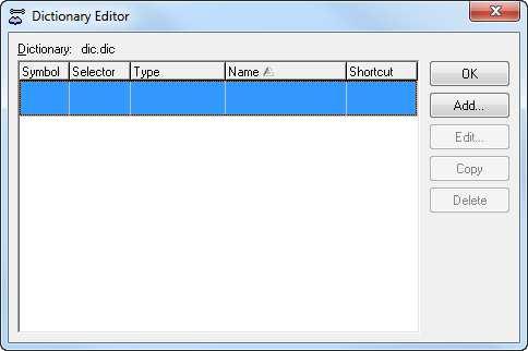 Create a data dictionary A default dictionary is available, it allows to capture points, lines and polygons features.