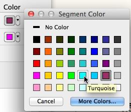 Choose the Segment Color Choose a