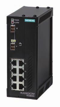 compact Layer 2 Ethernet switches RS900G RS900G The RS900G is a 10-port utility-grade, fully managed Ethernet switch, providing two fiber-optic Gigabit and eight Fast Ethernet copper ports.