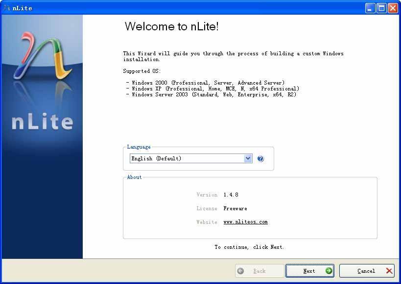 How to make OEM Windows CD Step1: Download nlite from http://www.nliteos.