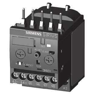3RB / 3RB3 Solid-State Overload Relays 3RB0, 3RB1, 3RB30, 3RB31 up to 630A for standard applications Revised 04/0/15 SIRIUS Overview The devices are manufactured in accordance with environmental