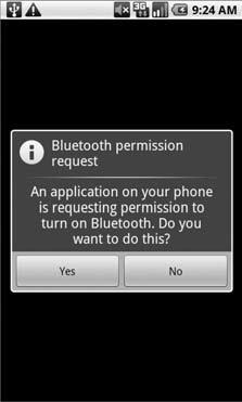 Enabling Bluetooth Adaptor By default the Bluetooth adapter will be turned off Enable the Bluetooth Adapter thru system sub-activity using the ACTION_REQUEST_ENABLE Use the result code parameter