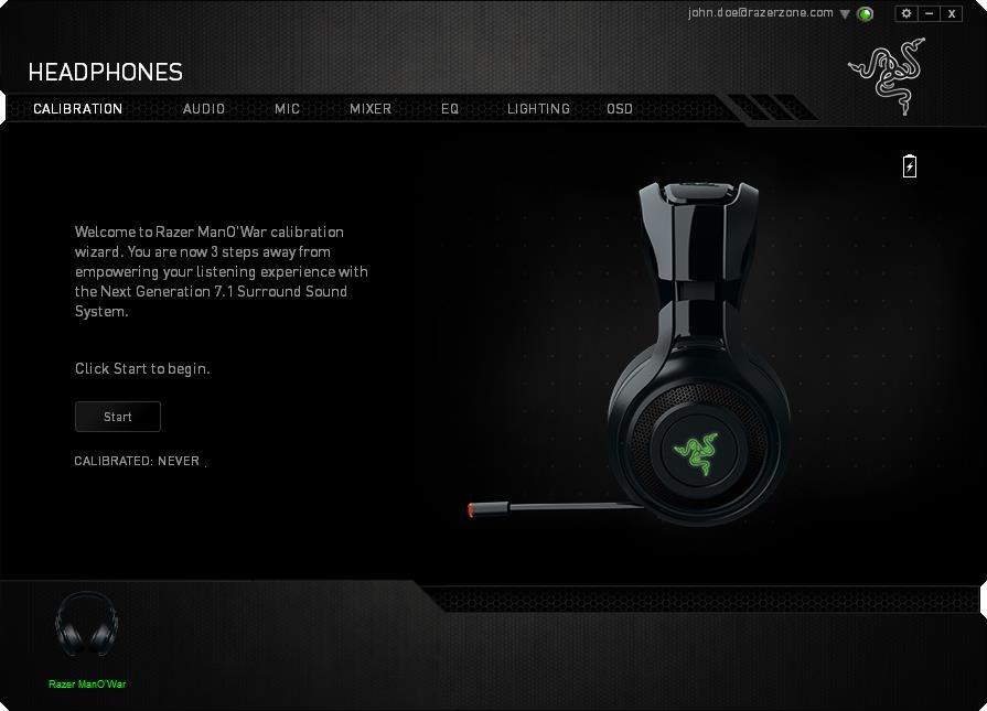 7. CONFIGURING YOUR RAZER MANO WAR Disclaimer: The features listed here require you to log in to Razer Synapse.