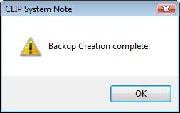 Click Backup Now to begin the backup process.