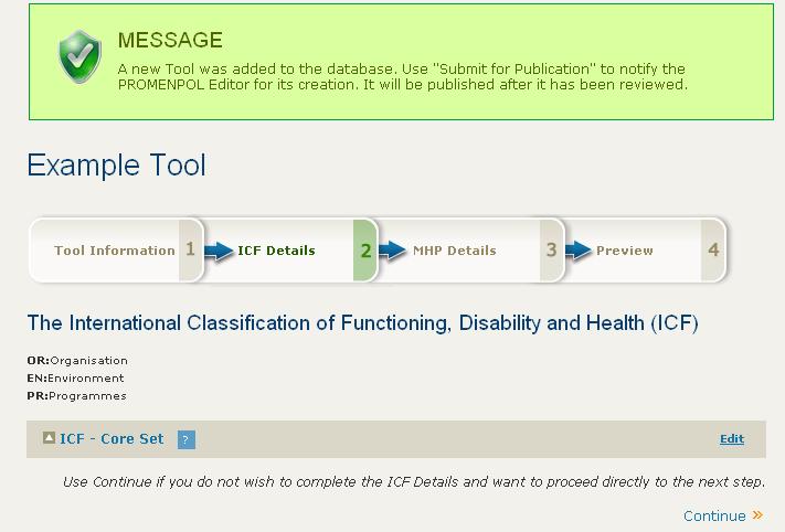 Users have the possibility to upload files (e.g reports, extended evaluation descriptions or the tool itself) directly within the Tool Information screen.