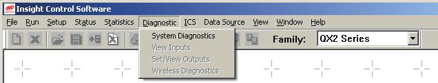 9.1.3.6 Diagnostic Menu The Diagnostic Menu contains options for diagnostics and troubleshooting.