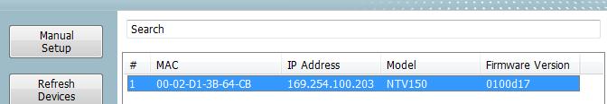 22. Search IP address of KX-NTV.