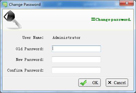 1 Changing Password Click [User Management] [Change Password] to enter