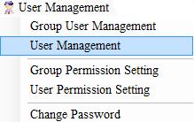 4 Daily Management Any created user group can be modified or deleted. 4.1.