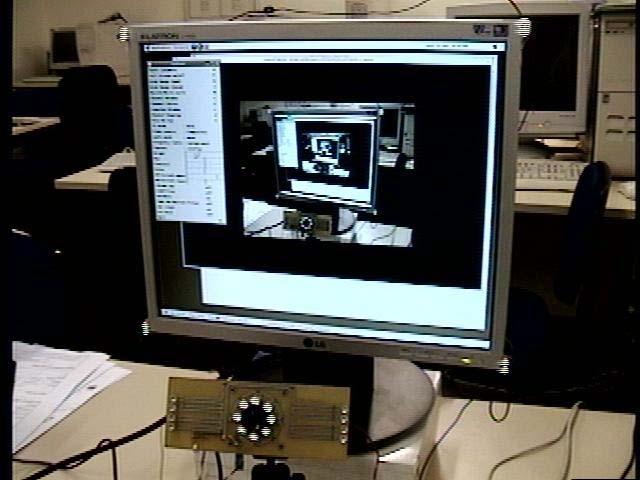 In this simulation 9 calibration points were used. Figure 12. Overview of the gaze tracker s hardware.