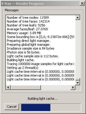 Secondary Engine: Light Cache Light Cache is used for Secondary Engine to calculate light distribution in scenes. Its calculated in a way that is very similar to Photon Mapping.