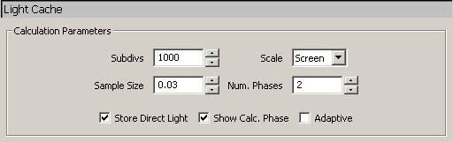 Another important option with Light Cache is the Sample Size. This is used to determine the size of each sample.