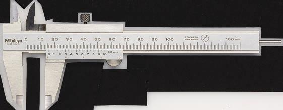 Vernier Caliper SERIES 560, 536 Parellex-Free Type Parallax-free vernier scales for easy and positive measurement. Can measure OD, ID, depth, and steps.