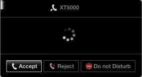 Starting a New Call Figure 18: Answering a video call 7. To configure a call's advanced settings from a new dial string, access its advanced calling options.