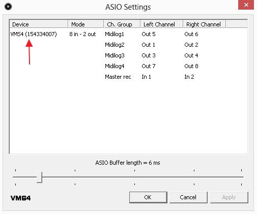 Device number in Pre EQ mode Device number in Post EQ mode If the Post EQ mode is selected, you will also need to modify the ONINIT key of the Mapping files (or at least the one that you need to use