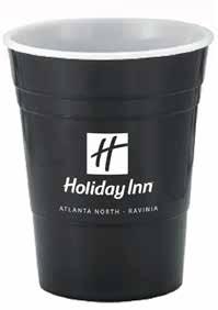 Drinkware and Mugs Drinkware and Mugs NEW! Reusable Plastic Party Cup Item #: IHGMHI5020-13 Features: Keep your beverages colder with this handy and reusable plastic version of the party favorite.
