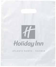 Shopping Bags Shopping Bags Reusable Tote Bag Item #: IHGMHI8005-L Features: Reusable, 100% recyclable sturdy tote bags. Contains 20% post-industrial recycled content.