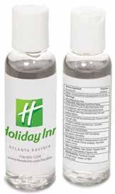 Hand Sanitizer Item #: IHGMHI9022-13 Features: Simply rub this anti-bacterial gel in your hands until dry - no need for soap or water. 62% ethyl alcohol. Made in the USA.
