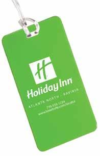 Sports and Leisure Sports and Leisure NEW! Luggage Tag Item #: IHGMHI9021-13 Features: Luggage tag featuring clear loop strap and ID card. Color: Lime Green Size: 4-1/4 w x 2-1/4 h x.