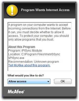Our installer automatically registers WDS as allowed to access the internet for those using the Microsoft XP/Vista/7 firewall, but if you are using another firewall such as those from Symantec,