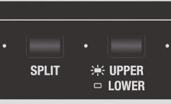 Combining Two Sounds Playing Different Sounds in the Left and Right Hands (Split) Split refers to settings that let you play different sounds with your left and right hand.