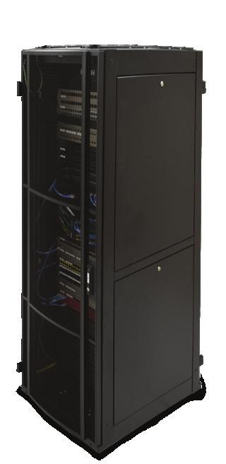ideal for security, broadband, enterprise networking and data center applications. Its basic yet highly functional construction makes for a technically sound and economical cabinet system.