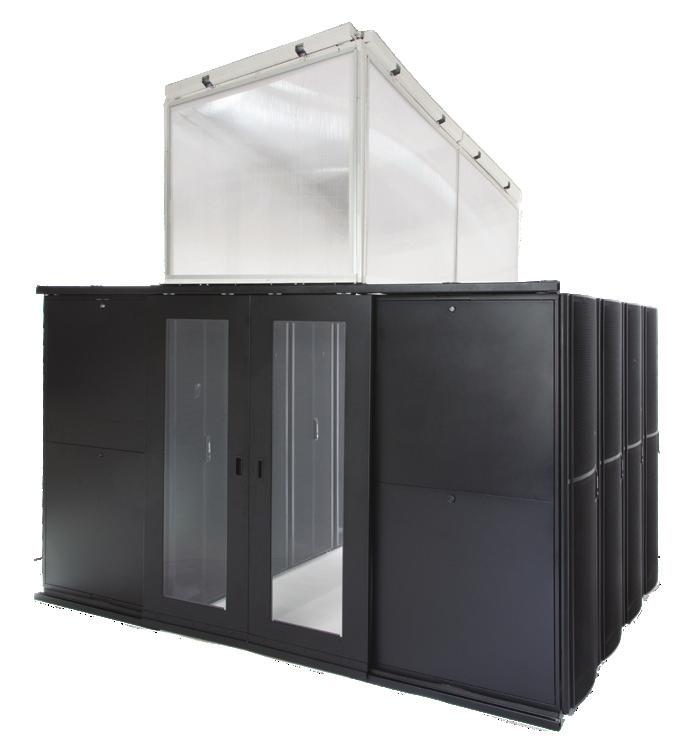 Heat Containment Systems (continued) Hot- and Cold-Aisle Containment Systems Racks and Cabinets Heat Containment (AEHC) System Aisle Containment Belden s aisle containment solutions eliminate the