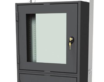 Safeguard against unauthorized patch cord movement by retrofitting loaded equipment racks with the added security of a lockable door.