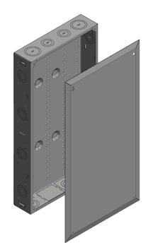 63" deep XRES2814 28" Vented Hinged Door XRES2814VHD 28" Screw on Flush Cover XRES2814FC 42" Enclosure, 42.
