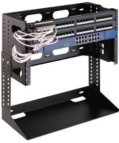 XWR and XWB Series Wall-Mount Racks Hinged and swing-out for rear access in tight spaces Racks and Cabinets Wall-Mount Racks are available in two styles: hinged and swing-out.