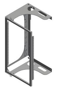 75" 18" 30 lbs 19" 100 lbs 19RU XWR-3619-18 Heavy Swing-Out Rack: 36" Wall-Mount Rack with 19" Mounting Rails 36" 19.