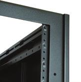 Panel Width 1 2.75" 2 3.66" 3 4.40" 4 5.50" Broadcast Racks and Cabinets EIA Rail Kits Door Options Compatible with cabinet front or rear.