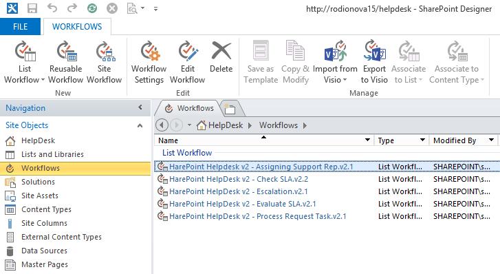 - SharePoint 2016: %ProgramFiles%\Common Files\Microsoft Shared\Web Server Extensions\16\TEMPLATE\LAYOUTS\HarePoint\HelpDesk\ Application pages are automatically updated when you update the solution.