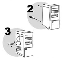 Switch off your computer and all devices such as the monitor and printer. 1. Disconnect the power cable(s). 2.