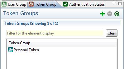 Management Reference > The Management Client Element: Token Group Token Groups are collections of Tokens that can be used when formulating User Authentication Policies or action Authorization