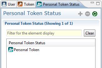 Management Reference > The Management Client Element: Personal Token Status The Personal Token Status Element is used as an indicator of when a User can be said to be using a Personal Token.