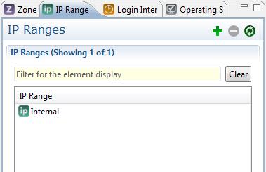 Management Reference > The Management Client Element: IP Range An IP Range Element represents a range of IP addresses, as they may be observed by the G/On Gateway Server when a G/On Client connects.