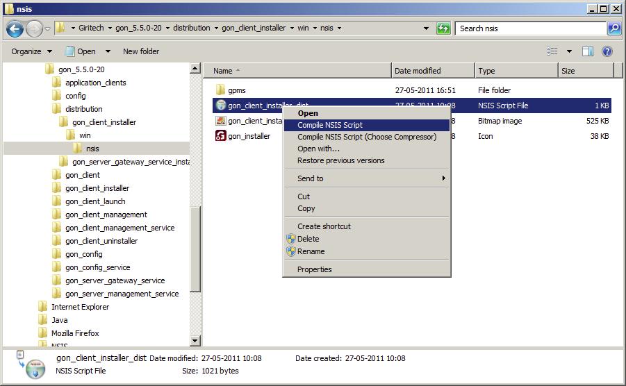 Token Configuration and Enrollment > Field Configuration G/On USB & Computer Note: Before you start, you need to install the Nullsoft scriptable install system on the G/On server.