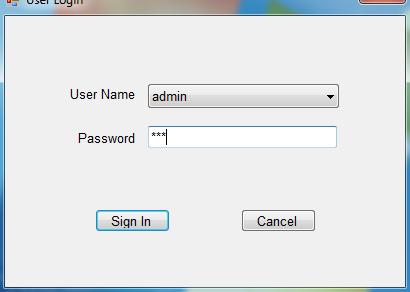 E. Balotar Printing System Login Step 1. Double left click on the Balotar icon. Step 2. User Sign In screen will ap