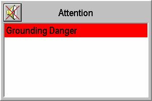 TOOLS FOR SAFE NAVIGATION The danger alarm parameters are defined in the dialog activated by tapping the Setup menu followed by the Danger Alarm and Settings commands.