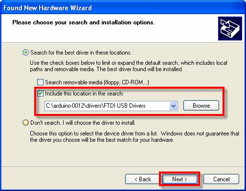 5. After installing Driver of hardware completely, Windows found that the new device that is USB Serial Port is connected and then it will notify user to install Driver into the new device