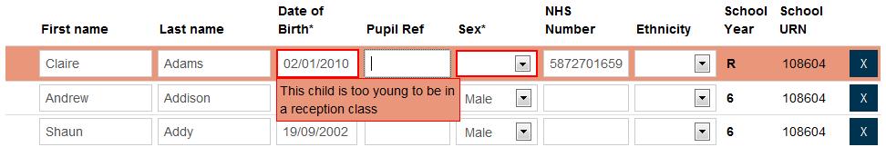 the new upload will overwrite the previous matching pupil records.