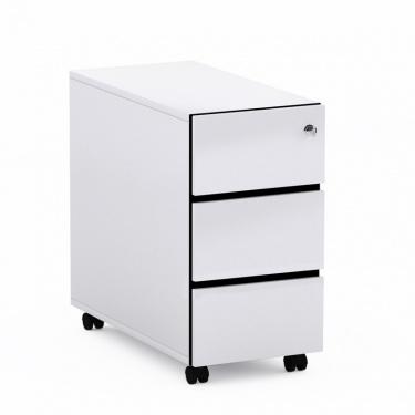 LL Mobile pedestal (3 drawers) with black inserts, central