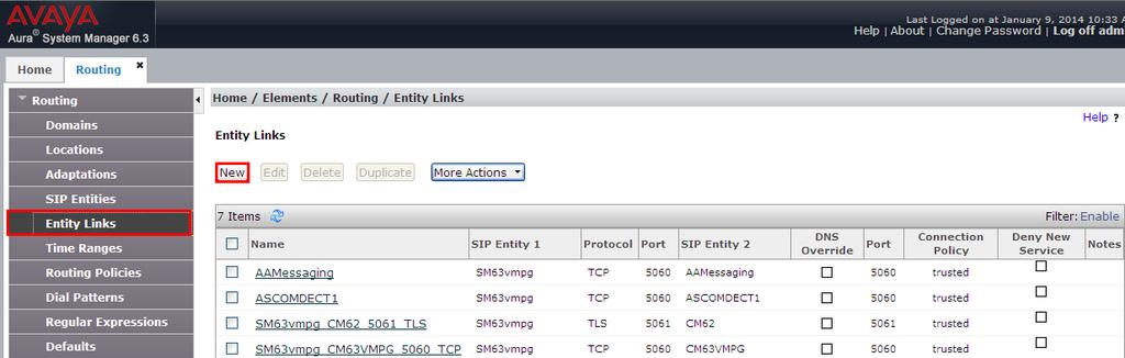2.6 Configure Entity Link for InnLine IP Select Entity Link