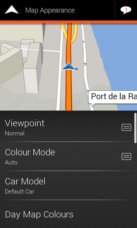 Maps may contain driver alert information that can be shown on the Navigation view in a similar way as real-life road signs.