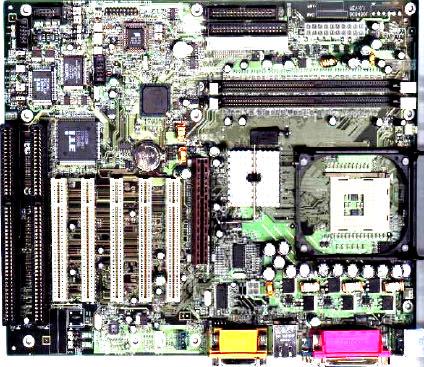 CPU Socket PCI Slot ISA Slot DIMM 1 DIMM 2 COM3 Heade