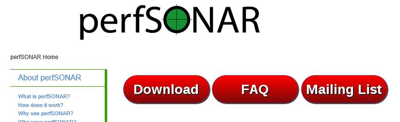 version for use globally by R&E Networks and Institutions! Single website: http://www.perfsonar.
