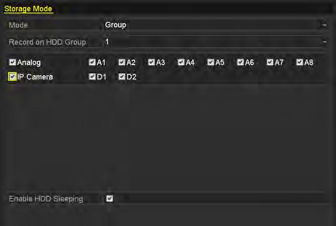10.3 Managing HDD Group 10.3.1 Setting HDD Groups Purpose: Multiple HDDs can be managed in groups.