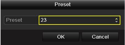 Menu>Camera>PTZ>More Settings Figure 4.2 PTZ- More Settings 2. Use the directional button to wheel the camera to the location where you want to set preset. 3. Click the round icon before Save Preset.