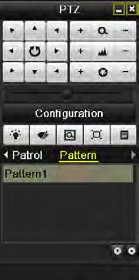 4.3 PTZ Control Toolbar In the Live View mode, you can press the PTZ Control button on the IR remote control, or choose the PTZ Control icon to enter the
